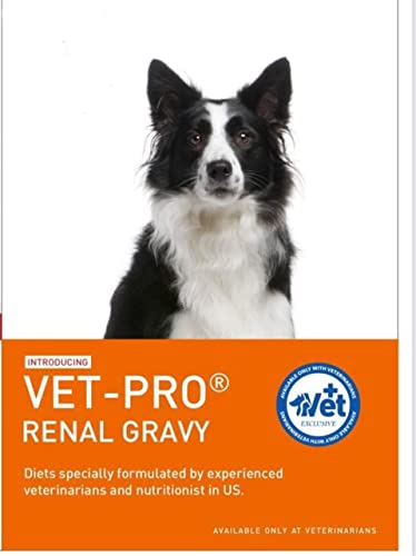 Image of Vet Pro Renal Wet Gravy Food for Kidney Dysfunction Patient Dog to Improve The Quality of Life 150 Gms Pack of 15 Packets Best Food Dog,All Life Stages