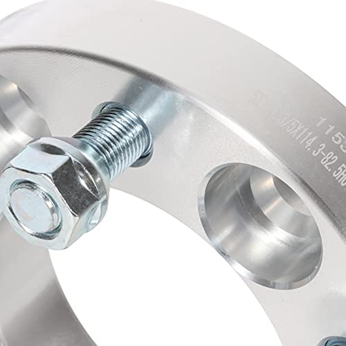 Scitoo 4X 1 Inch 25Mm 5X4.5 To 5X4.5 1/2" Wheel Spacers 5X114.3 5 Lug Compatible With For Crown Victoria Explorer For Grand For Cherokee #TOP6