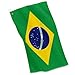 ExpressItBest Golf/Sports Towel - Flag of Brazil - Brazilian