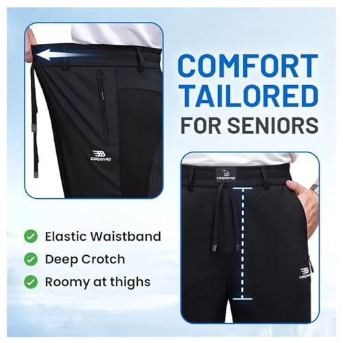 linochic Meshirons - Ice Silk Mesh Panel Casual Pants Quick-Drying and Breathable for Men Over 55+3