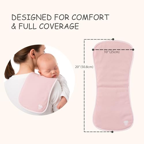 Disney Baby Burp Cloths 3-Pack – Mickey Mouse Minnie Mouse & Winnie The Pooh Soft Absorbent 20" x 10" Leakproof Burping Rags for Baby Boys Girls & Unisex Newborns & Infants2