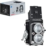 rolleiflex kaufen 🎥Wunderschön Gestaltet: Das Design der Kamera ist neuartig, Basierend auf echten elektronischen Digitalkameras, restauriert mit Bausteinen, einzigartiges Erscheinungsbild, Auslöser, transparentem Objektiv und anderen Details. Die Kamera ist mit exquisiten Aufklebern, exquisiter Form, realistischer Szene, starker Anzeigefähigkeit und hoher Spielbarkeit ausgestattet.