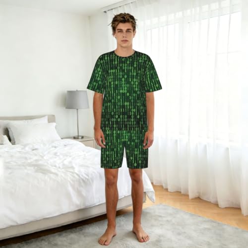 Ensemble de pyjama à manches courtes homme Hacker Era