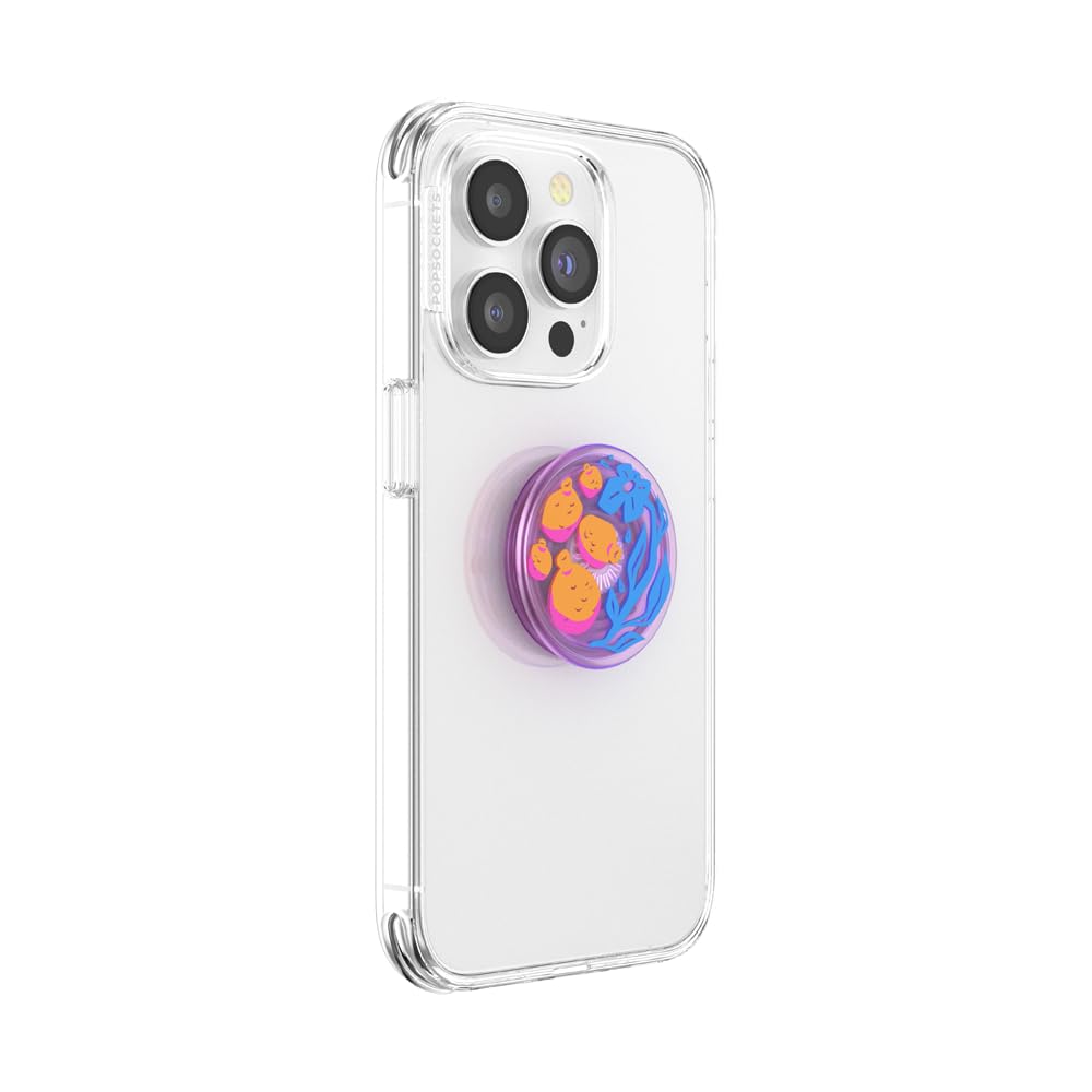 PopSockets: PopGrip - Rozkładany uchwyt i podstawka do telefonów oraz tabletów z wymiennymi krążkami PopTops - Pomello
