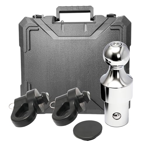 SIRUNTE Gooseneck Ball Hitch Kit for Truck Bed - Suitable for Ford OEM Gooseneck Ball Kit Replace The 60639 Puck System 2-5/16 Gooseneck Hitch Kit for Ford F-250 F-350 F-450 Super Duty Truck Bed