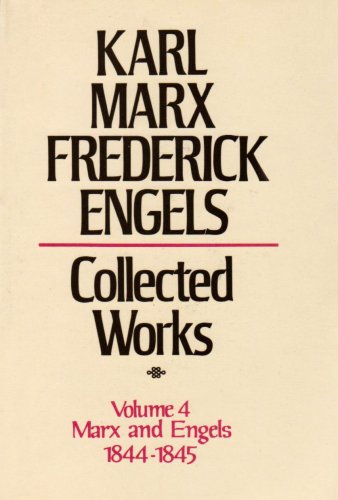 Karl Mark Frederick Engels Collected V4 [Unqualified] 0853152942 Book Cover
