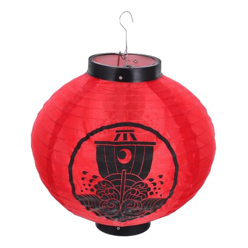GAROZATION Faroles De Tela para Exteriores con Decoración De Izakaya Japonesa Faroles Rojos Faroles Japoneses Luces De Farolillos Japoneses Decoraciones De Año Nuevo Chino Faroles Festivos