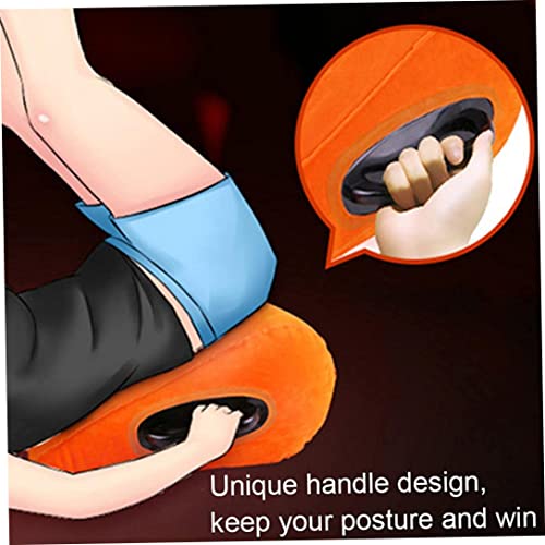 Almohada hinchable PVC 45 cm altura naranja miniatura 6