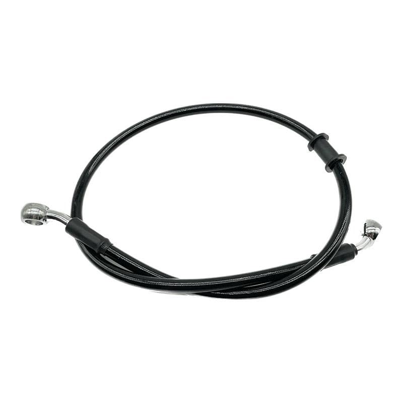 Motorrad-Brems- und Kupplungsleitung 2X 30 cm–220 cm, hydraulische Bremsleitung, 10 mm Banjo-Ölleitung, geflochtene Schwarze Bremsleitung