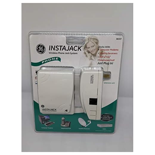 GE TL86597 InstaJack Wireless Phoneline Jack
