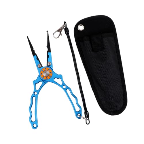 Kisangel Cortadores Alambre Pinzas Señuelos Pesca Tijeras Pesca Cortador Línea Extractor Anzuelos con Cordón