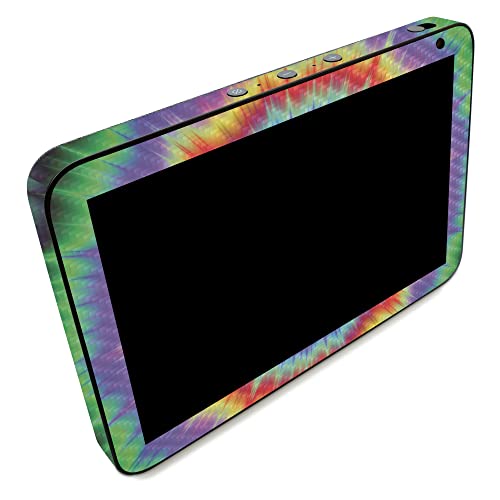 Image of MightySkins Carbon Fiber Skin Compatible with Amazon Echo Show 8 (Gen 2) - Vibration | Protective, Durable Textured Carbon Fiber Finish | Easy to Apply | Made in The USA