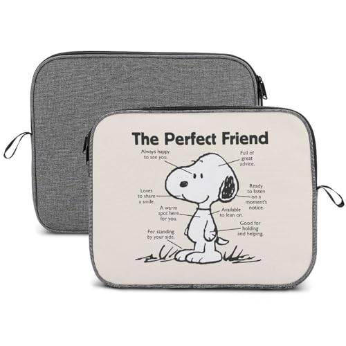 スヌーピー 【 ラップトップケース 13インチ 14インチ 】 パソコンケース PCケース ノートパソコンバッグ スリーブ 耐衝撃 軽量 撥水加工 全面保護 アニメ 可愛い おしゃれ メンズ レーディス