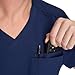 Hanes Men's Scrubs Healthcare Top, Scrub Shirt for Men, Moisture-Wicking & Odor Control, One Pocket