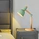 himmel Tischlampe,Einstellbare Holz Tischlampe,Kinder Schreibtischlampe für Schlafzimmer,Wohnzimmer,E27 Sockel Lesen neben Lampe (Gelb)