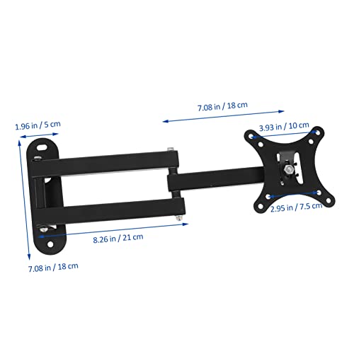 Support Écran TV Plat Pivotant Inclinable UKCOCO Angle Réglable Fixation Murale Téléviseur - 7