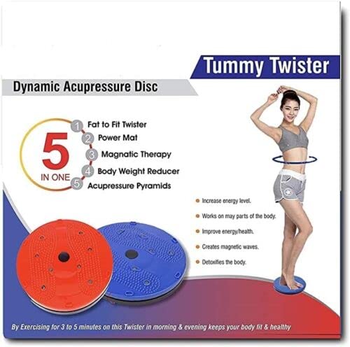 Tummy Twister Waist Trimmer,Home Gym Exerciser Body Toner Fat Buster