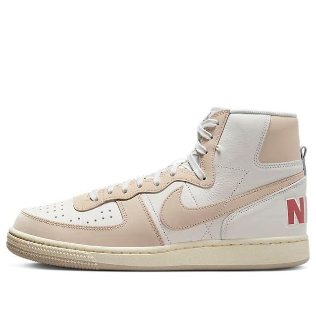 NIKEN Mens Lifestyle Terminator HIGH BE True Sneakers, Beige/White, US 11.5 M