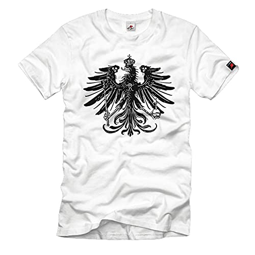 T-shirt Aigle Prussien Friedrich der Grande Preusse blanc XXXL