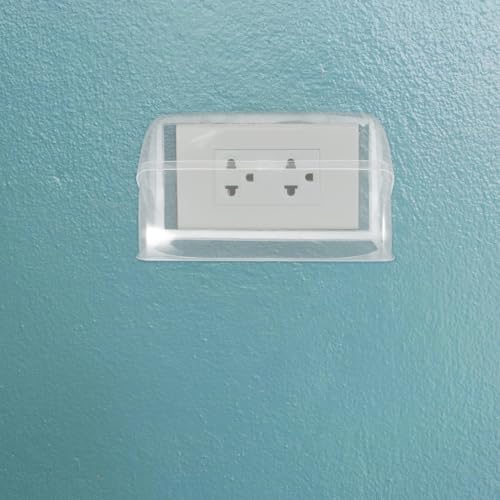 Miniatura 9 de Diyeah Caja De Enchufe Impermeable Tipo 86 Con Diseño Inclinado Protector Exterior De Plástico Transparente Para Doble Interruptor Resistente Al Agua