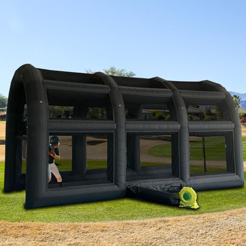 SAYOK 19.68ft x 9.84ft Inflatable Tennis Tent Baseball Cage...