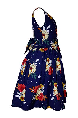 Image of Casual Frock for Baby Girls,Blue Printed and Olive Printed,Pack of 2