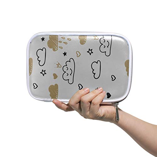 Preisvergleich Produktbild Tasche Kosmetische Regenwolke Lächeln Lustige Kosmetiktaschen Für Frauen Große Kulturtasche Multifunktionale Make-up-Tasche Groß Für Männer Frauen