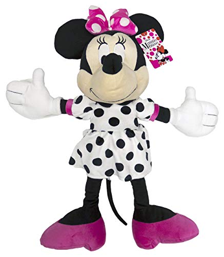 Jay Franco Dots are The New Black Plush Pillow Buddy, (Official Disney Product), C. Minnie Mouse