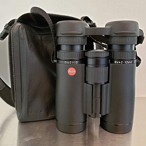 Leica 8-12x42 Duovid Binocular (Black)