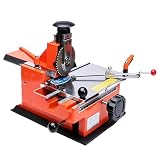 Pfps Semi-Automatic Metal Label Stamping Printer, with 40Pcs Standard Characters, 200x135mm Sheet Stamping Machine for Custom Metal Dog Tag Nameplate 6mm