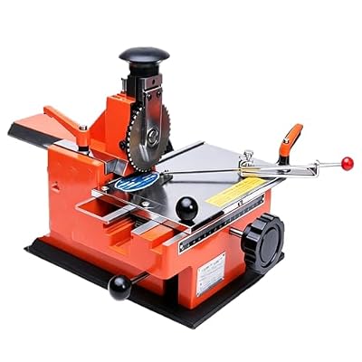 Pfps Semi-Automatic Metal Label Stamping Printer, with 40Pcs Standard Characters, 200x135mm Sheet Stamping Machine for Custom Metal Dog Tag Nameplate 6mm