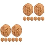Modèles d'aliments artificiels : les décorations de noix réalistes peuvent être utilisées comme accessoire d'affichage, accessoire de photographie ou , affichage de modèles de noix