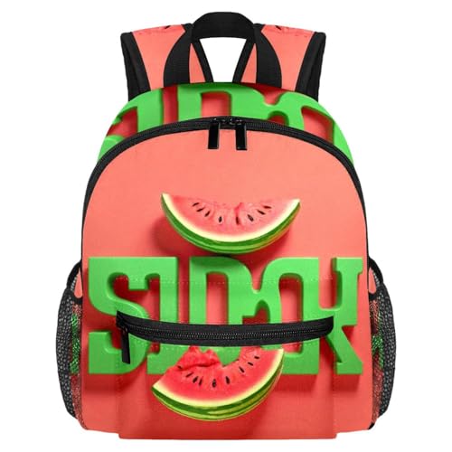 Sac à dos enfant pastèque 25x30 cm multicolore pour fille et garçon