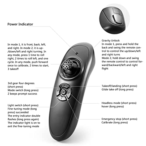 MIXCUT Drone de controle remoto para crianças e iniciantes, fácil de voar e pairar, quadricóptero RC