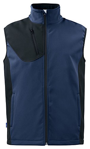 Gilet softshell bleu marine taille XL pour homme veste sans manche