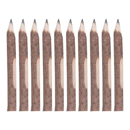 Lápices de grafito cortos naturales eco-friendly 10 pcs