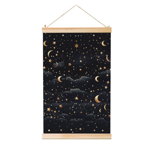 Affiches murales d'étoiles et lune pour créer un salon cosy et poétique