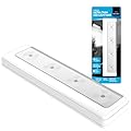 Brilliant Evolution Wireless Ultra Thin LED Light Bar- Battery Operated Lights - Kitchen Under Cabinet Lighting - Closet Light - Stick On Push Light - Under Counter Lights for Kitchen (1pk, 65 Lumens)