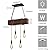 Farmhouse Pendant Light for Kitchen Island,4 Light Adjustable Dining Room Light Fixture,Rustic Wood Chandelier for Kitchen Pool Table Living Room Cabin.