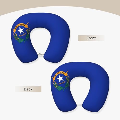 Almohada para cuello con diseño Nevada State Flag miniatura 3