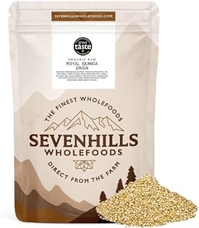 Sevenhills Wholefoods Organic Raw Royal Quinoa Grain 1.8kg