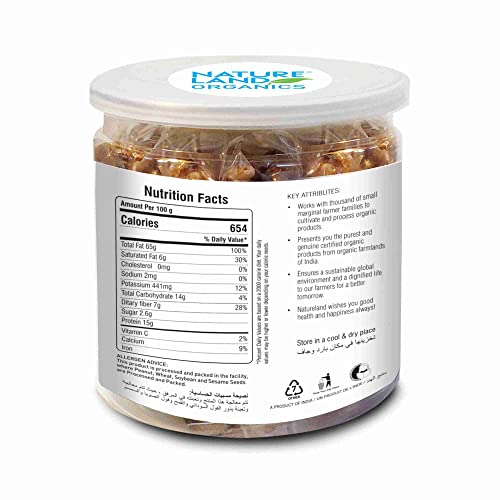 Image of Natureland Organics Walnuts (Akhrot) 150 Gm - Without Shell (Pack of 3)