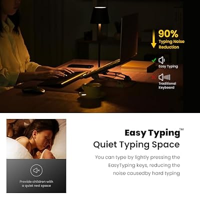 cimetech EasyTyping KF10 Wireless Keyboard and Mouse Combo, [Silent Scissor Switch Keys][Labor-Saving Keys]Ultra Slim Wireless Computer Keyboard and Mouse, Easy Setup for PC/Laptop/Mac/Windows - Grey