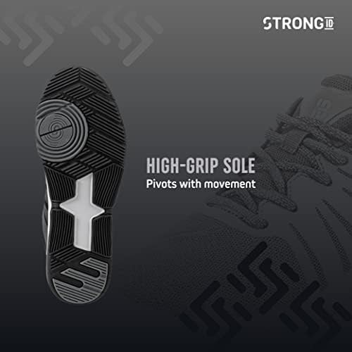 STRONG by Zumba Strong iD Fly Fit Athletic Workout Shoes for Women with High Impact Support Cross Trainer, Black A, 12 | Image 2