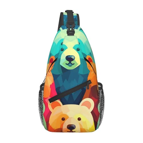 Bolso tipo Sling para Hombre y Mujer Color Negro