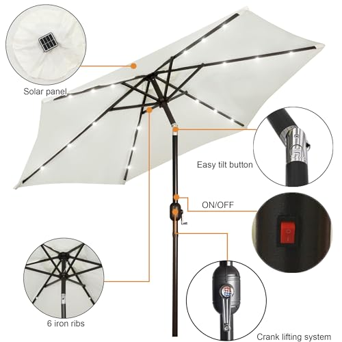 Reviews y listado de Sombrillas Solares con Iluminación LED favoritos de las personas. 23 Imagen adicional