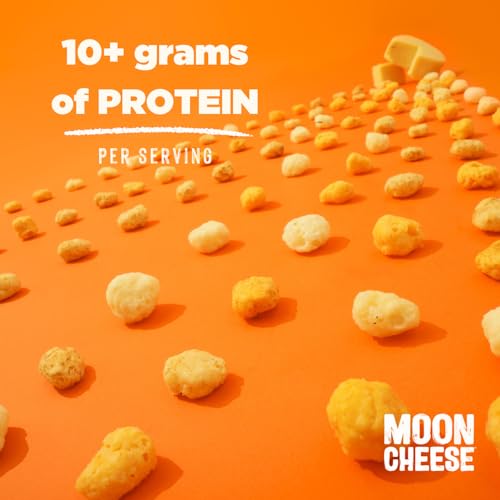 Moon Cheese Cheddar Believe It, 10 Ounce, 2-Pack, Crunchy, Protein-Rich Cheese Snack, Keto Friendly, 100% Real Cheese