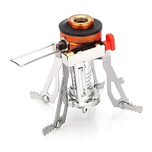 AOTU Portable Camping Stoves Backpacking Stove with Piezo Ignition Stable Support Wind-Resistance Camp Stove for Outdoor Camping Hiking Cooking — photo 4 of 6