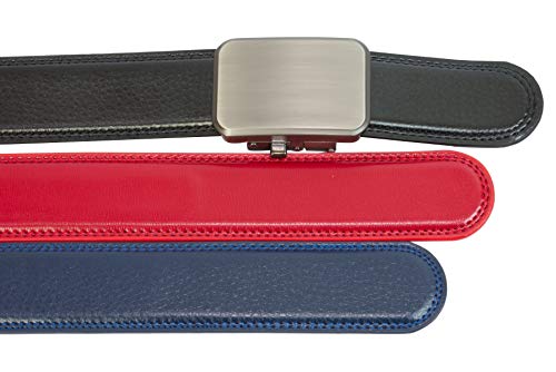 Joseph Elliott Belts Men's Genuine Leather Ratchet Adjustable Golf Belt, College Inspired Colors, 3 Golf Belt Set2