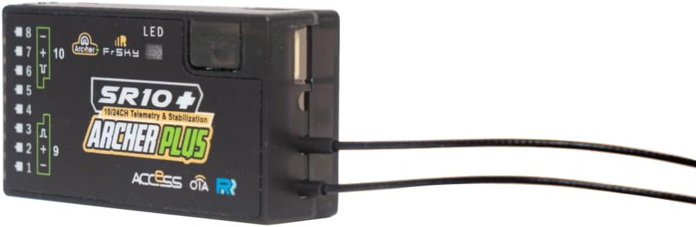 FrSky Archer Plus SR10+ Receiver Side View